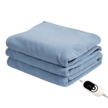 77"x84" Full size Soft Polar Fleece Electric Heating Throw Thermal Blanket with 6 Heating Levels and Machine Washable
